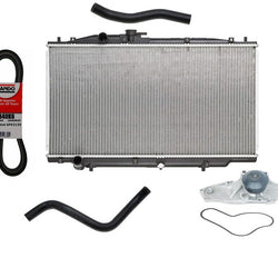 para 03-07 Accord V6 3.0L Correas y mangueras de bomba de agua de radiador con prueba de fugas NO HÍBRIDO