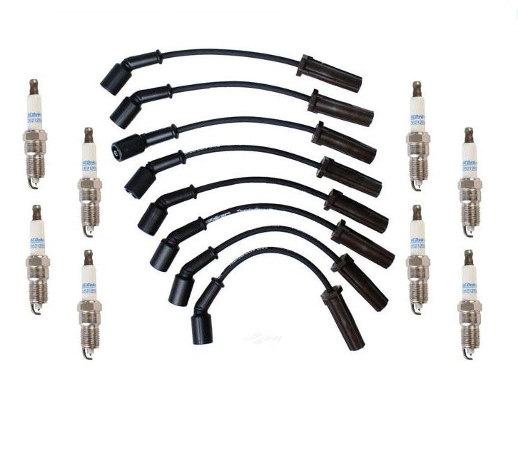 GM 5.3L Square Coil Ignition Spark Plug Wies With A.C Iridium Spark Plugs