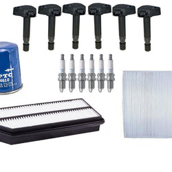 Ignition Coils Spark Plugs Air Engine & Oil Filte Acura TL 3.2L 07-08