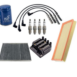 Coil Spark Plugs Air Cabin Oil Filters for Volkswagen Beetle 98-01 Jetta 01