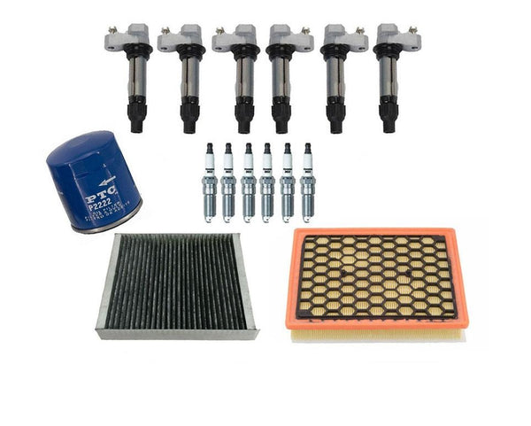 Ignition Coils Spark Plugs Air Cabin Oil Filters for Buick Allure 2010