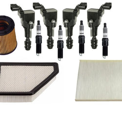 Ignition Coils Spark Plugs Air Oil Filter For 2010-2017 Chevrolet Equinox 2.4L