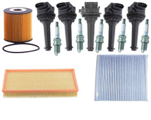 Direct Ignition Coils Spark Plugs Air Oil Cabin Filters For 2001-2004 Volvo C70