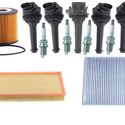 Direct Ignition Coils Spark Plugs Air Oil Cabin Filters For 2001-2004 Volvo C70