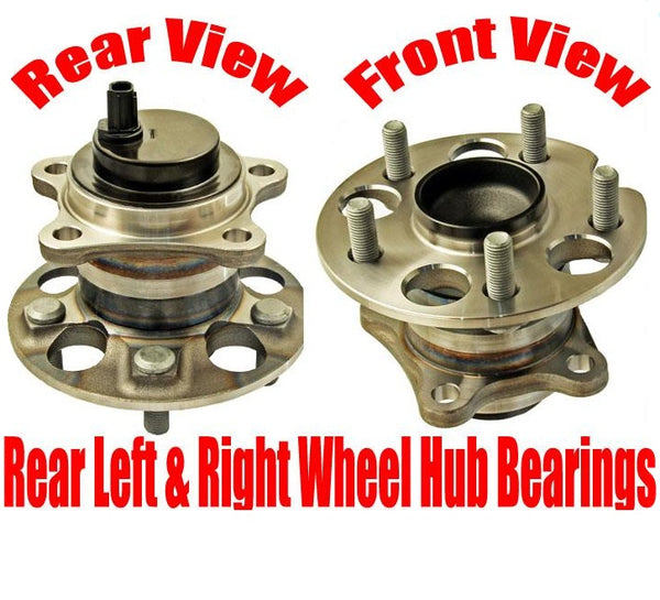 Rear Left Right Wheel Hub Bearings for Toyota Highlander Front Wheel Drive 08-17