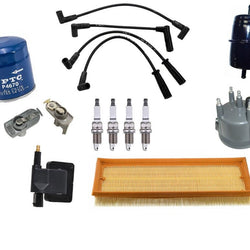 For 1991 1993 1995 Jeep Wrangler 2.5L Ignition Wires Cap Rotor & Plugs Filters
