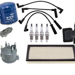 Kit de afinación Cables de encendido Bobinas Filtro de bujías para Jeep Wrangler 2.5L 1997