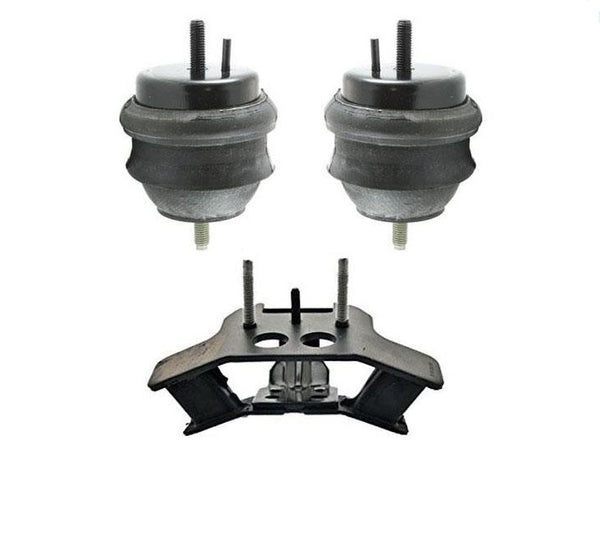 Para Cadillac CTS 04-07 2.8 y 3.6 A/T Kit de soportes de transmisión y motor delantero, 3 piezas