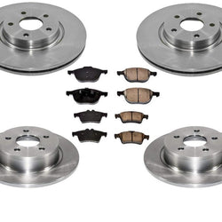 Almohadillas de cerámica para rotores de disco delantero y trasero 100% nuevas para Ford C-MAX Energi SEL 13-18