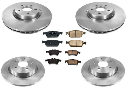 Almohadillas de cerámica para rotores de disco delantero y trasero para Ford Focus ST 2.0L Turbo 2014-2018
