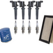 (4) Ignition Coils + Platinum Plugs Tune Up Kit for Ford Escape 05-08 2.3L