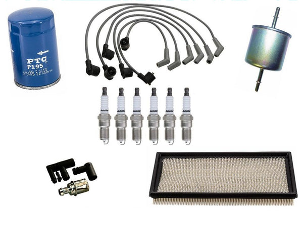 Oil Air Gas Filters Spark Ignition Wires With Plugs for 95-98 Ford Windstar 3.0L