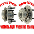 (2) New Front Hub Wheel Bearing for REAR WHEEL ABS 4 Wheel Drv 97-99 Ford F150