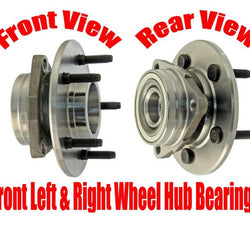 (2) New Front Hub Wheel Bearing for REAR WHEEL ABS 4 Wheel Drv 97-99 Ford F150