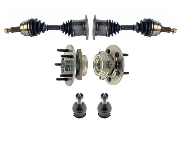 New Front Hub Wheel Bearing for REAR WHEEL ABS 4 Wheel Drv 97-99 Ford F150 6pc