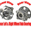 New Rear Left & Right Wheel Hub Bearings All Wheel Drive for Toyota Sienna 11-18