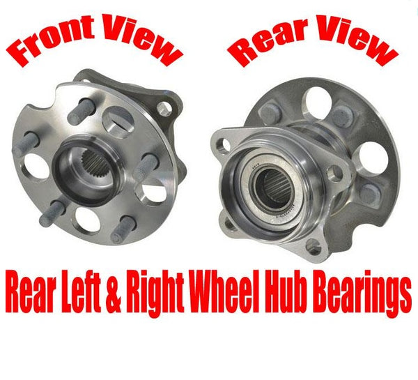 New Rear Left & Right Wheel Hub Bearings All Wheel Drive for Toyota Sienna 11-18