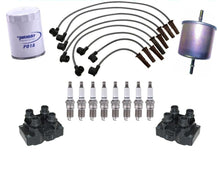2 bobinas de encendido, cables de bujía, bujías de platino, aceite y gas para Mustang 91-93 2.3L