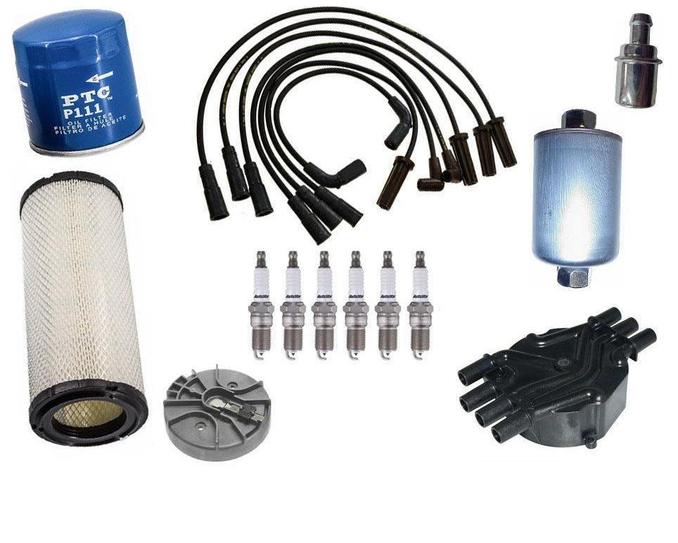 Rotor de tapa de aceite de aire con cable de encendido de enchufe de platino para 03-07 Express Van 1500 4.3L