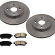 100% New Front Brakes Disc Rotors Ceramic Pads 3pc for Mazda 2 11-15