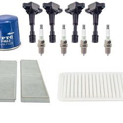 Brand New Ignition Coil NGK Plugs Air Cabin Air Oil Filter for Mazda 2 11-15