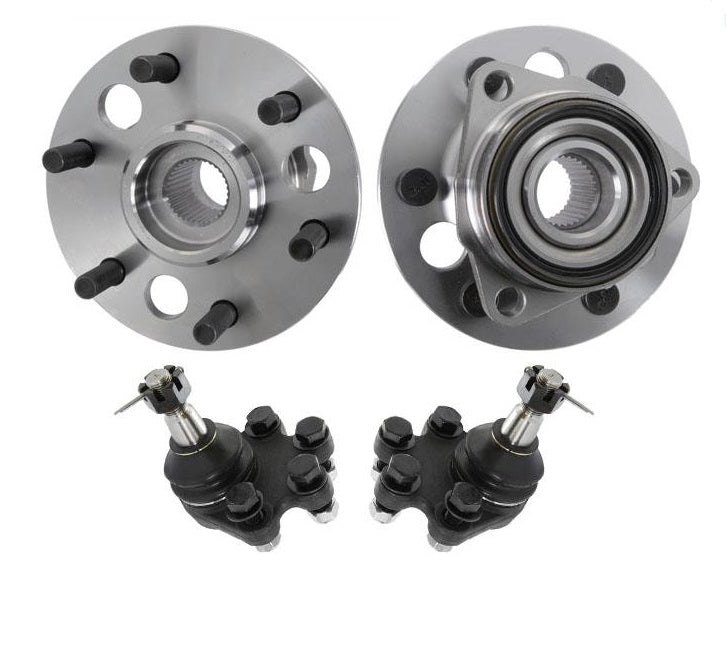 88-94 GM 4 Wheel Drive K1500 Pick Up 6 Stud Front Wheel Hubs Lower Ball Joints
