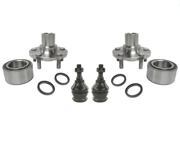 New Front Wheel Hub & Bearing Ball Joints fits for Subaru Outback 8pc Kit 00-04