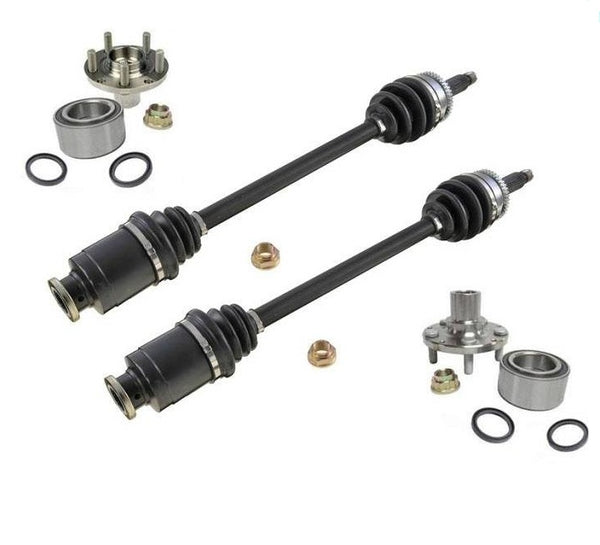 Nuevo kit de cojinete y cubo de rueda de eje delantero compatible con Subaru Outback 8 piezas Kit 00-04