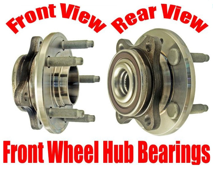 (2) 100% New Tested Front Hub & Bearing Assembly for 05-07 Ford Five Hundred