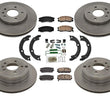 100% New Front & Rear Brake Rotors & Brake Pads Fits For 07-09 Chevy Equinox 8pc