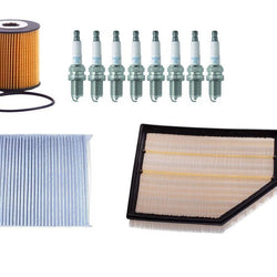 New Tune Up Kit Spark Plugs Air Oil Filters fits for Volvo XC90 V8 4.4L 05-11