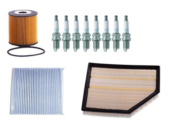 New Tune Up Kit Spark Plugs Air Oil Filters fits for Volvo XC90 V8 4.4L 05-11