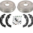 Rear Brake Drums Brake Shoes Spring Kit for Toyota Prius C 12-19 for Scion iQ-13