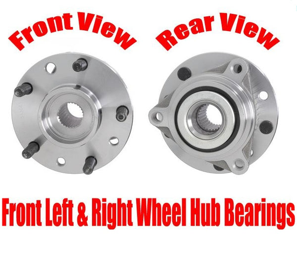 100% New Front Wheel Hub Bearings for Chevy S10 Blazer 95-96 4 Wheel Drive