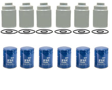 (6) Duramax Diesel Fuel Filters For 01-15 GMC 6.6 + (6) Oil Filters