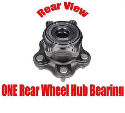 Un rodamiento de cubo de rueda trasera probado con par 100% nuevo para Infiniti FX35 03-08