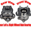 New Rear Left & Right Torque Tested Wheel Hub Bearings for Infiniti FX35 03-08