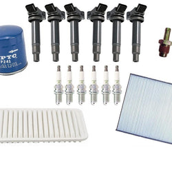 New Ignition Coils Spark Plugs Oil Air Cabin Filter for Lexus ES300 2002-2003