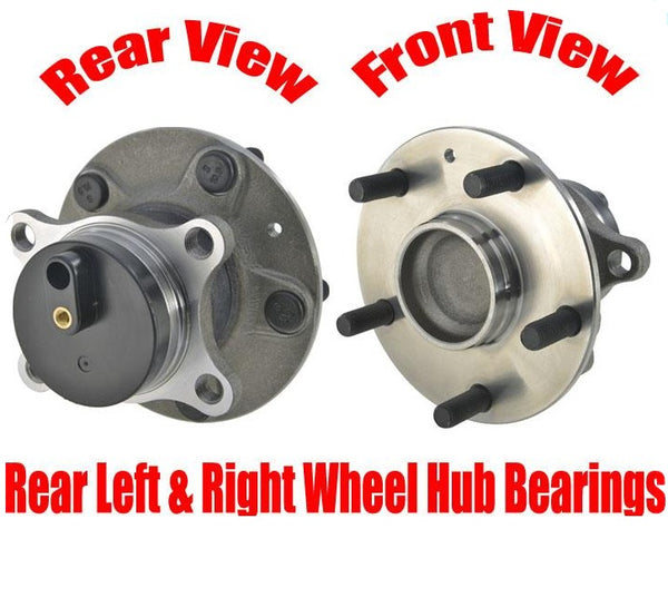 Rear Left & Right Wheel Hub Bearings Front Wheel Drive for Suzuki SX4 08-13 FWD