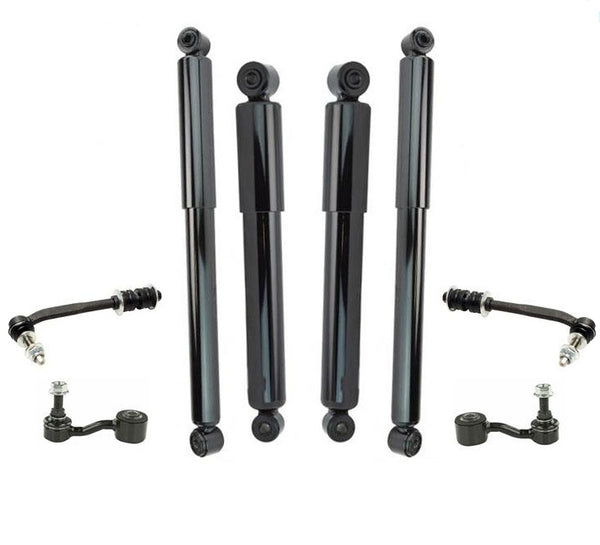 Fits for 04-09 Dodge Durango  MONROE MATIC SHOCKS HD + Sway Links 8p