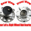 New Rear L+R Wheel Hub Bearings Front Wheel Drive for Mitsubishi Outlander 13-16