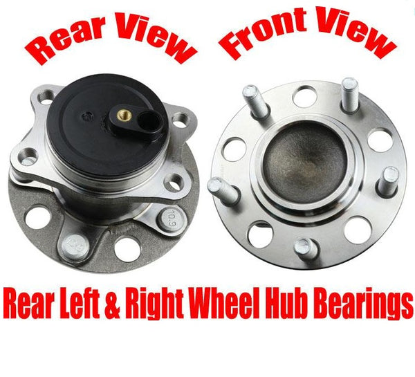 New Rear L+R Wheel Hub Bearings Front Wheel Drive for Mitsubishi Outlander 13-16