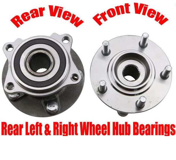 New Rear L+R Wheel Hub Bearings All Wheel Drive for Mitsubishi Outlander 14-16