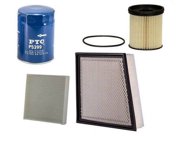 Fuel Filter Air Oil for 17-19 Chevrolet Silverado 2500HD 6.6L Turbo Diesel