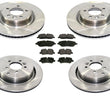 Brake Disc Rotors Ceramic Pads for Land Rover Ranger Rover Sport HSE 4.4L 06-08