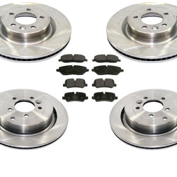 Pastillas de cerámica para rotores de disco de freno para Land Rover Ranger Rover Sport HSE 4.4L 06-08