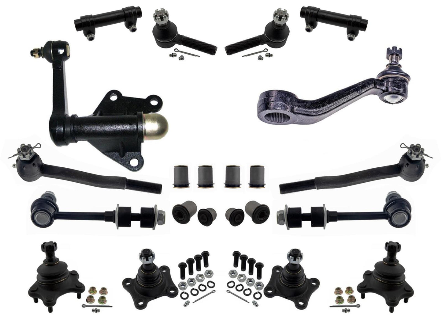 Ball Joints Bushings Pitman Idler Arm for Toyota 1992-1995 4 Wheel Drive Pick Up