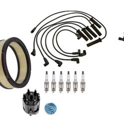 89-92 S10 2.8L V6 Pick Up Ignition Spark Plug Wires Air Filter Plugs PCV 11Pc Kt
