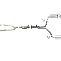 For 86-90 Corvette Muffler Exhaust System With Engine Y Pipe Main Converter