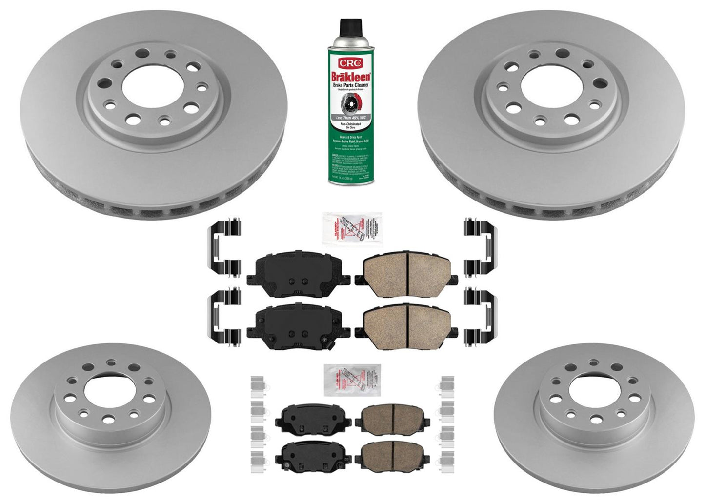 Coated Disc Brake Rotors Brake Pads For Jeep Renegade 2015 2016 2017 2020 2023